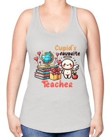 Cupids Teacher 41# - teacher -Racerback Tank