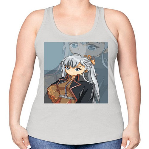 Cute princess game 65# - anime -Racerback Tank