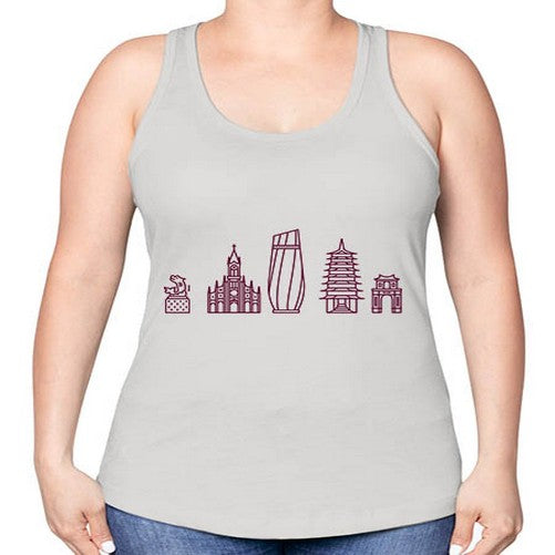 DaNang 639# - cities -Racerback Tank