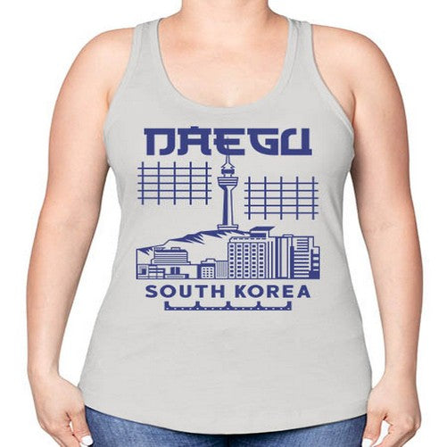 Daegu 641# - cities -Racerback Tank