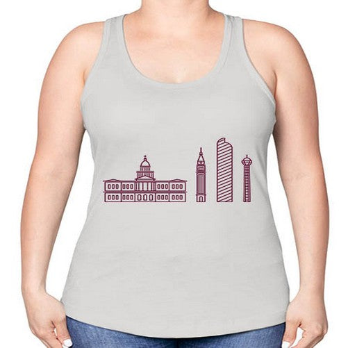 Denver 660# - cities -Racerback Tank