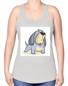 dog 115# - dogs -Racerback Tank