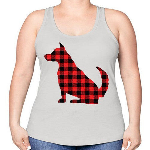 Dog Style 105# - dogs -Racerback Tank
