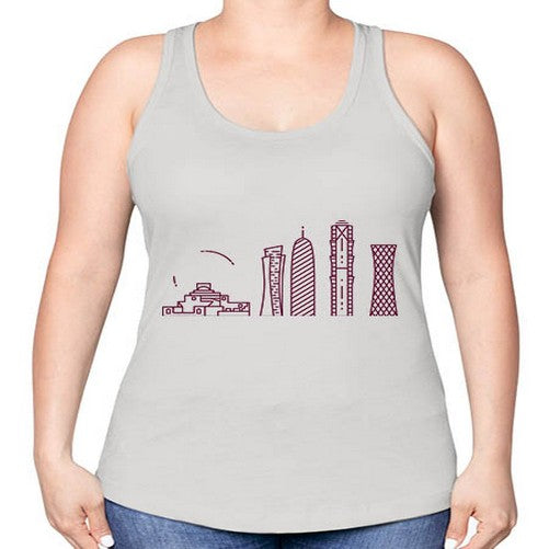 Doha 672# - cities -Racerback Tank