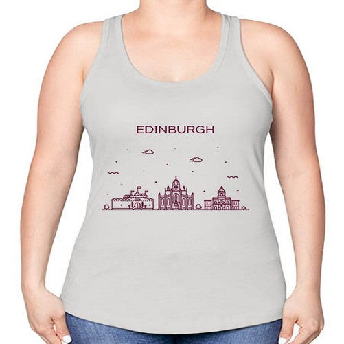 Edinburgh 701# - cities -Racerback Tank