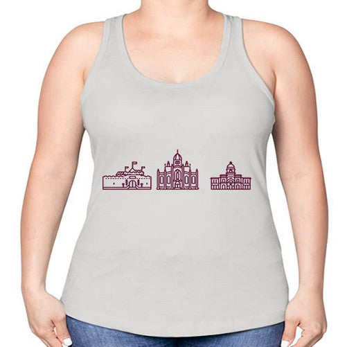 Edinburgh 702# - cities -Racerback Tank