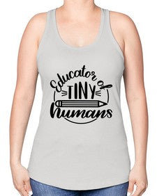 Educator Of Tiny Humans Style 745# - teacher -Racerback Tank