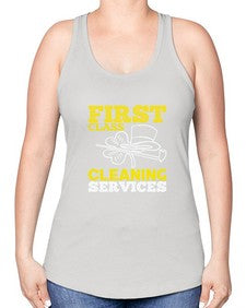 First class cleaning service Style 159# - cleaner -Racerback Tank
