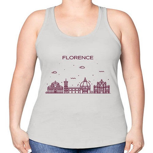Florence 724# - cities -Racerback Tank