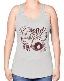 Fly 125# - cartoon general -Racerback Tank