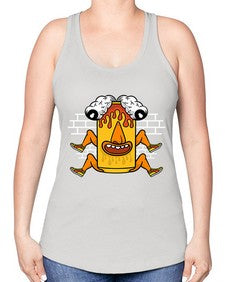 Fuck the weekend 128# - cartoon general -Racerback Tank