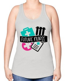 Future Nurse Style Style 815# - nurse -Racerback Tank