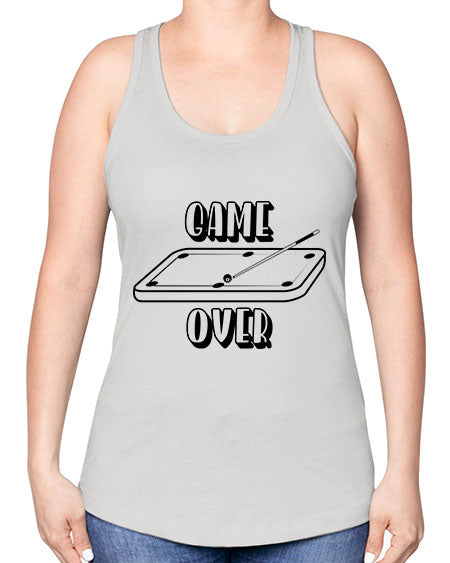Game over 1218# - billards -Racerback Tank