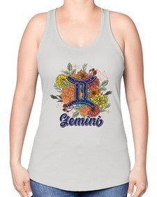 Gemini 126# - gemini -Racerback Tank