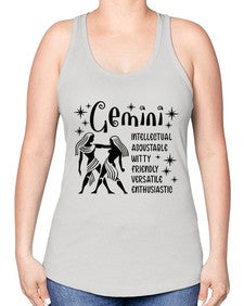 Gemini 217# - gemini -Racerback Tank