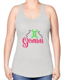 Gemini 224# - gemini -Racerback Tank