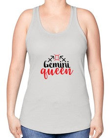 Gemini queen 215# - gemini -Racerback Tank