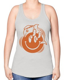Give smile get hugs 131# - cartoon general -Racerback Tank
