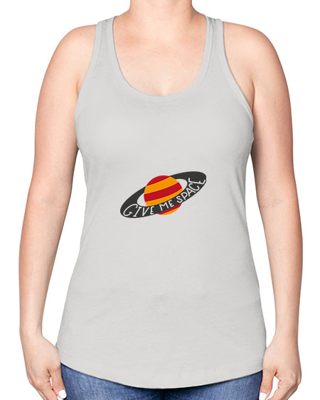 Givemespace 27# - space -Racerback Tank