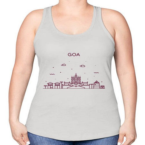 Goa 775# - cities -Racerback Tank