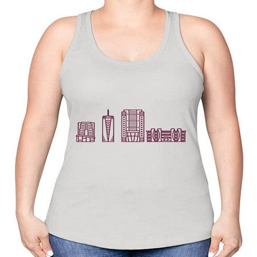 Gurgaon 798# - cities -Racerback Tank
