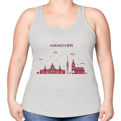 Hanover 818# - cities -Racerback Tank