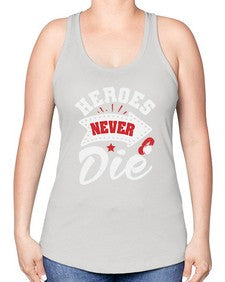 Heroes never die 21# - video games -Racerback Tank