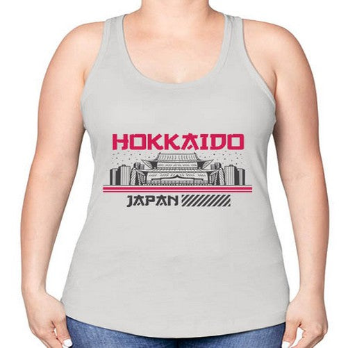 Hokkaido 844# - cities -Racerback Tank