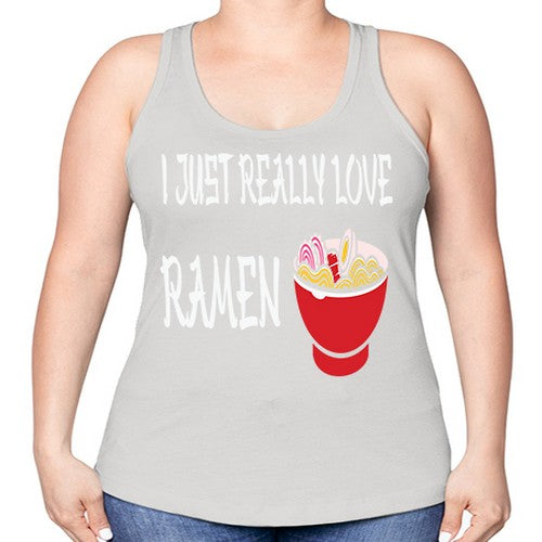 I Just Love Ramen Japanese Anime 238# - anime -Racerback Tank