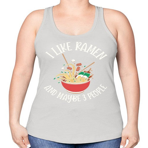 I Like Ramen Japanese Noodles 239# - anime -Racerback Tank