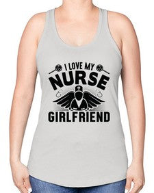 I love my Style 892# - nurse -Racerback Tank