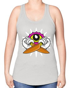I spy you 140# - cartoon general -Racerback Tank