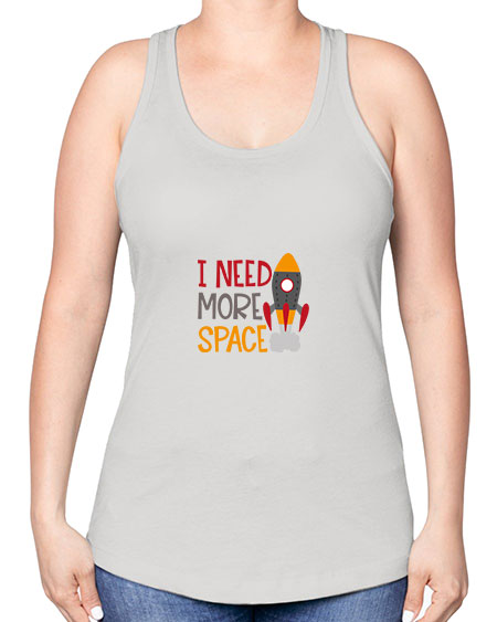 Ineedmorespace 18# - space -Racerback Tank