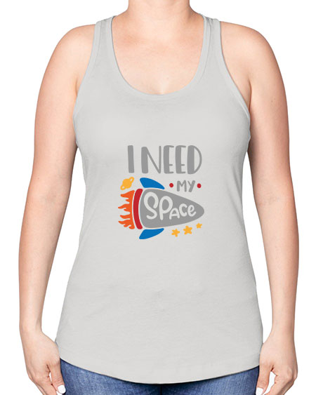 Ineedmyspace 17# - space -Racerback Tank