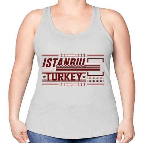Istanbul 967# - cities -Racerback Tank