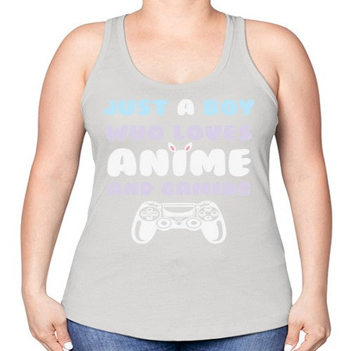 Just A Boy Who Loves 261# - anime -Racerback Tank