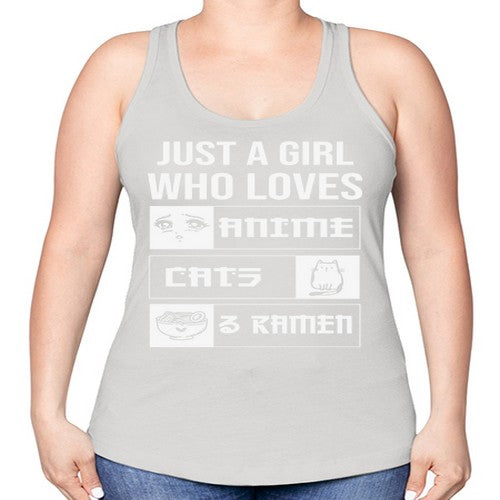 Just A Girl Who Loves 263# - anime -Racerback Tank