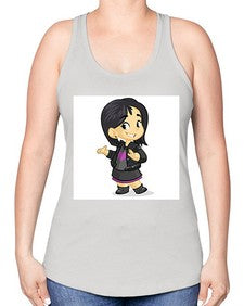 Kid 147# - cartoon general -Racerback Tank