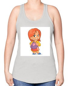 Kid 153# - cartoon general -Racerback Tank