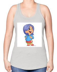 Kid 155# - cartoon general -Racerback Tank