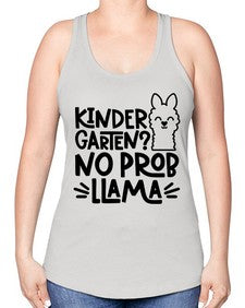 Kindergarten No Prob 432# - kindergarten -Racerback Tank