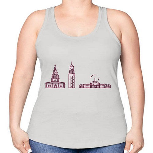 Krasnoyarsk 1086# - cities -Racerback Tank