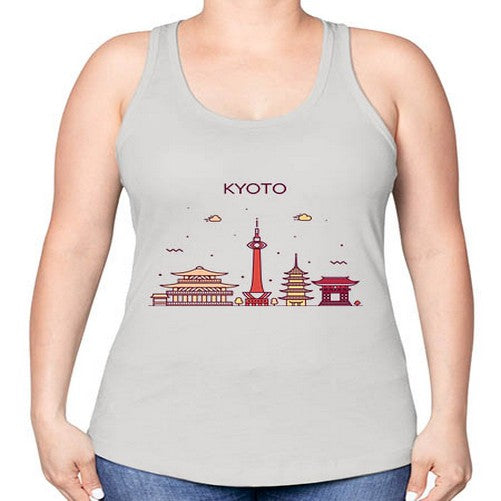 Kyoto 1101# - cities -Racerback Tank