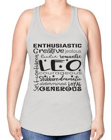 Leo 568# - leo -Racerback Tank