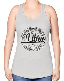 Libra 323# - libra -Racerback Tank