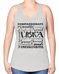 Libra 569# - libra -Racerback Tank