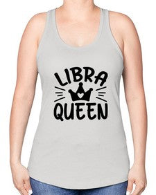 Libra queen 327# - libra -Racerback Tank