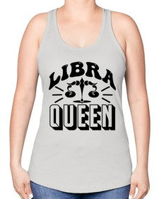 Libra queen 329# - libra -Racerback Tank