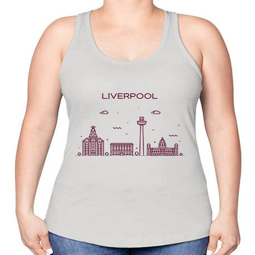 Liverpool 1150# - cities -Racerback Tank
