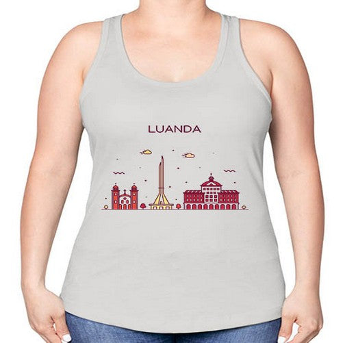 Luanda 1180# - cities -Racerback Tank